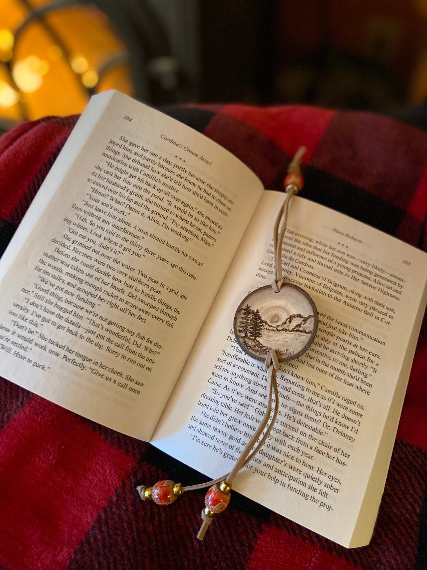 Natural Wood Slice Bookmarks