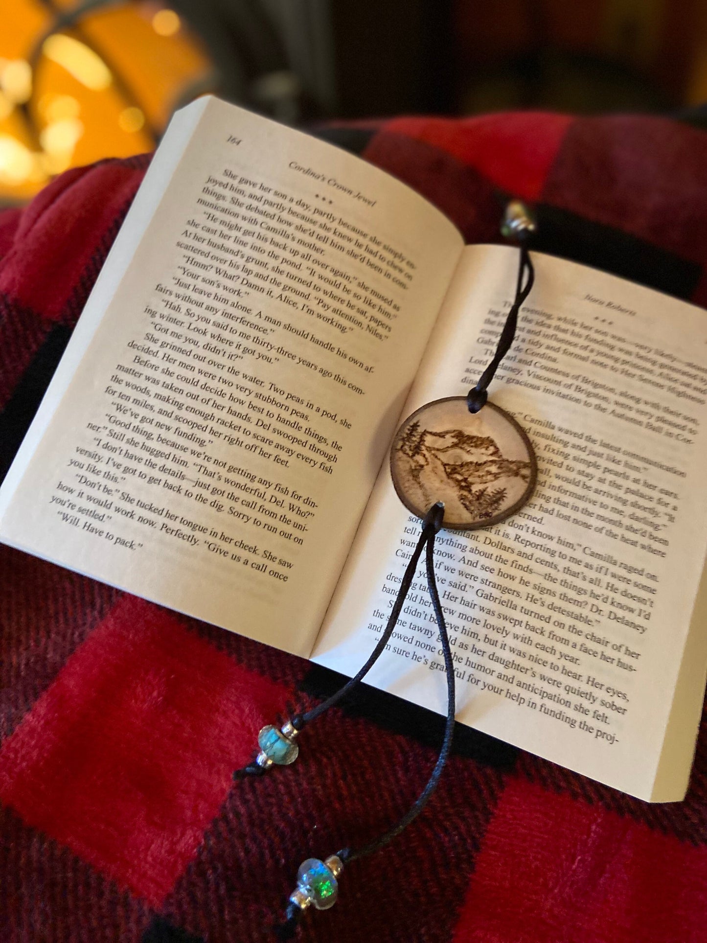 Natural Wood Slice Bookmarks