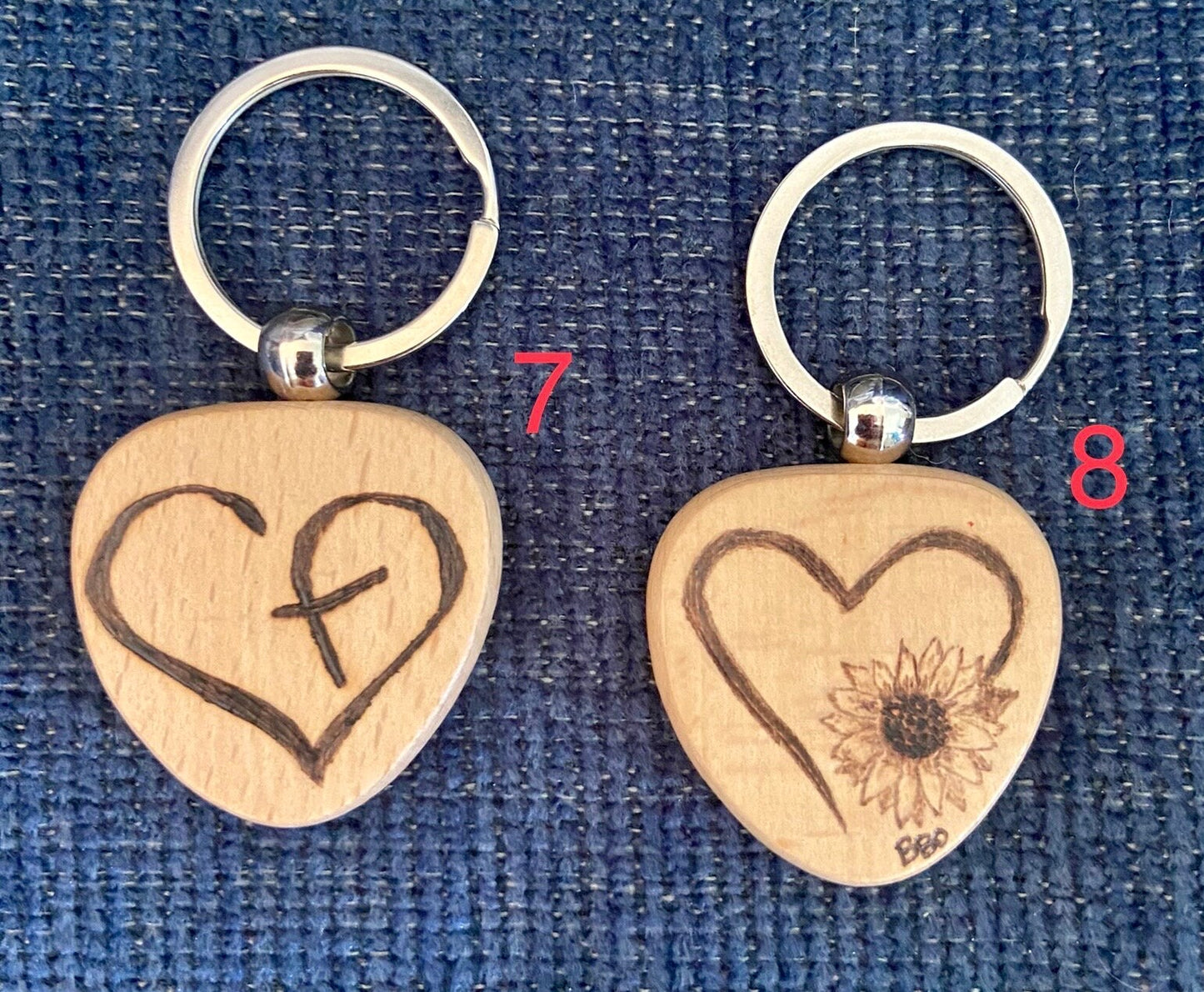 Keychains - Woodburned Art